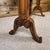 Wood Vintage Oak Side Console Accent Table W Carved Accents and Scroll Feet For Sale - Image 7 of 10