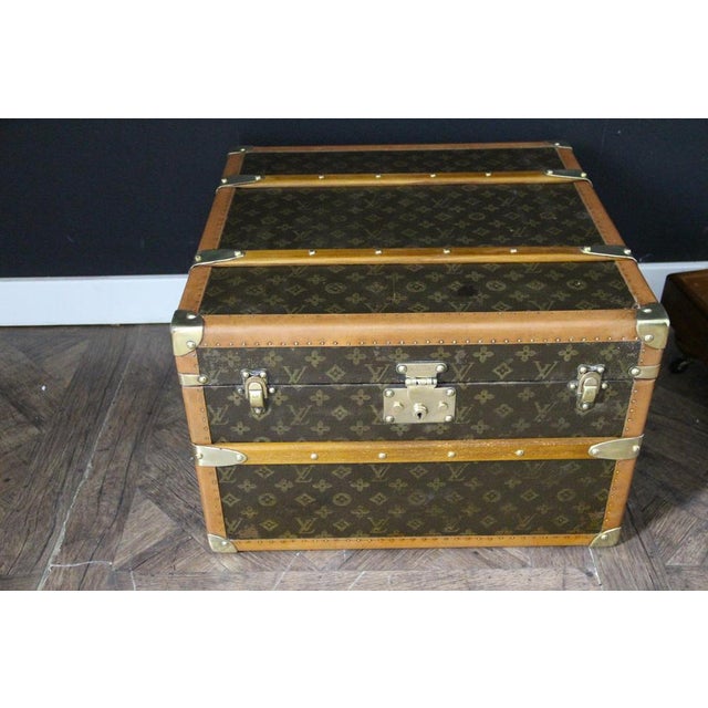 Small Monogram Trunk from Louis Vuitton, 1920 For Sale - Image 14 of 18
