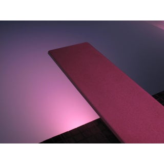 "Pool Diving Board" Contemporary Abstract Photographic Geometric Color Print For Sale