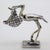 Vintage Italian Silver Stork with Baby Figurine, 1980s For Sale - Image 12 of 12