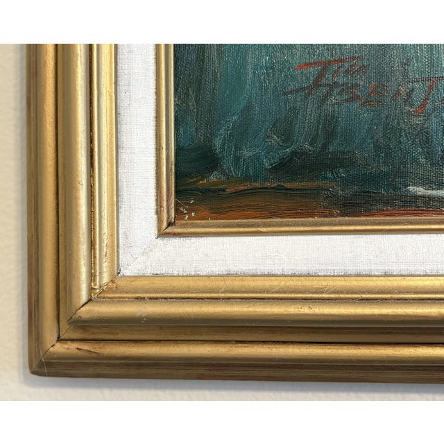 Framed Original Tim Benjamin (American, 1958-Present) Oil Painting on Canvas 'Resting Nude' For Sale - Image 11 of 18