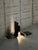 Collision 2.1 Floor Lamp in Iron & Travertine by D´ARK Atelier For Sale - Image 12 of 17