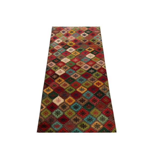 From Rug & Kilim’s Mid century Pasha collection, a 1960s runner among the celebrated works of a bold designer from mid-...