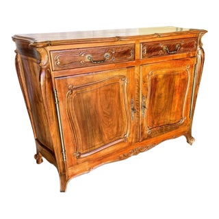 19th Century French Country Walnut Server For Sale