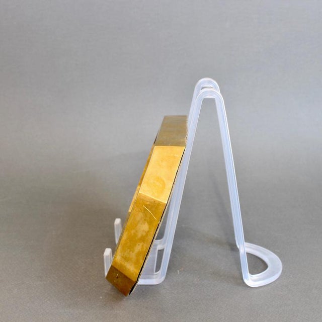 Aluminium and Brass Vide-Poche by David Marshall 1980s For Sale - Image 4 of 15