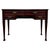 A handsome early 20th-century English writing table, finely crafted from mahogany and combining elegant proportions with...