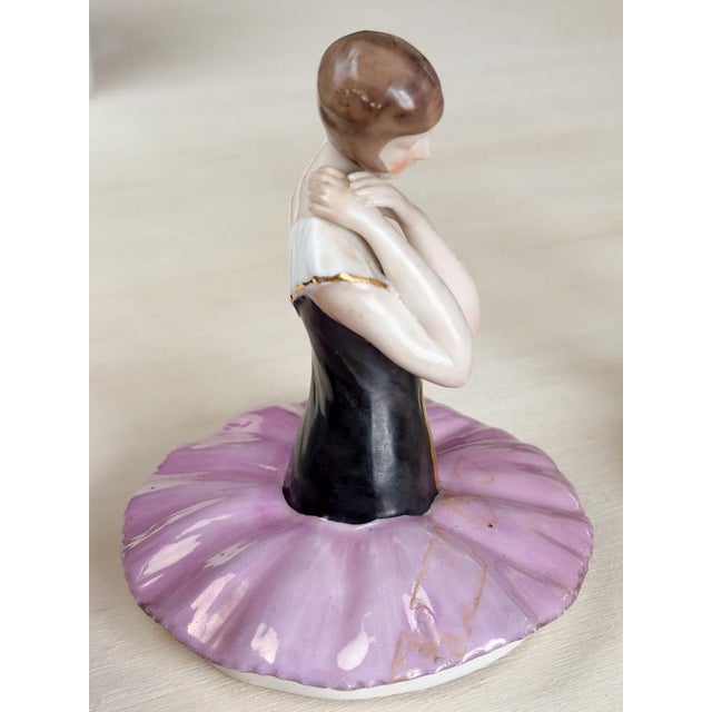 Art Deco Porcelain Ballerina Powder Box, Germany, 1930s For Sale - Image 14 of 17