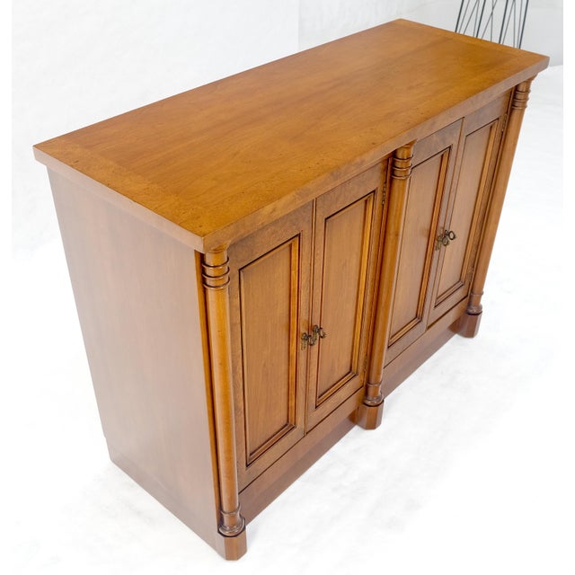 Century Furniture Two Drawers Two Draws Empire Revival Server Credenza Sideboard Cabinet MINT For Sale - Image 4 of 18