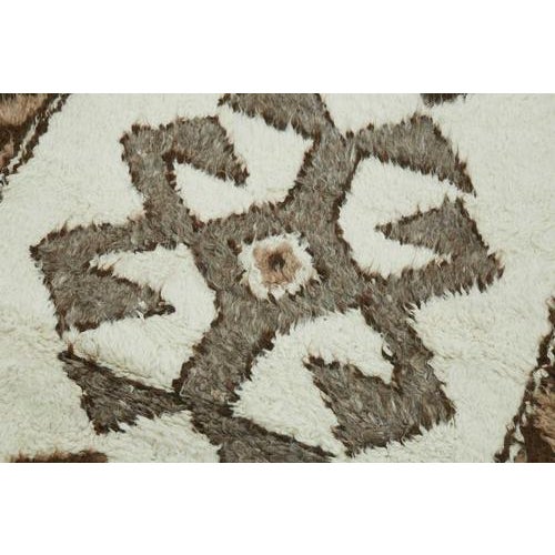Beige Bohemian Runner Rug For Sale - Image 5 of 7
