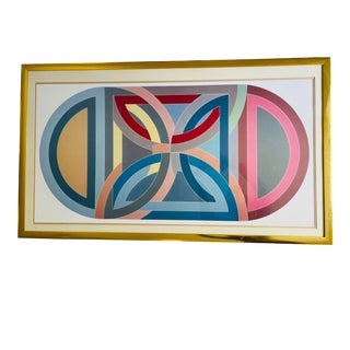 Frank Stella Poster, Framed For Sale