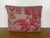 Petite decorative pillow crafted from authentic Fortuny printed cotton on the front, featuring a richly layered Venetian...
