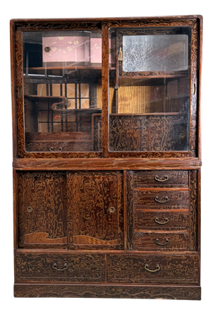 Vintage Japanese Chadansu Tea Cabinet, 1920s