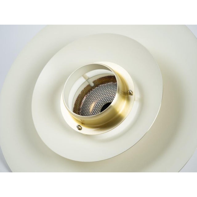 Metal Vintage Danish Pendant Lamp by Kurt Wiborg for Jeka, 1980s For Sale - Image 7 of 9