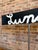 Mid 20th Century Rustic Hand-Painted Wooden "Lunch" Sign on Cast Iron Stand For Sale - Image 4 of 13