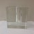 Mid-Century Modern 1980s Mid Century Acrylic Lucite Block Vase For Sale - Image 3 of 7