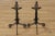 Metal Quality Pair Of Hand Forged Iron Andirons For Sale - Image 7 of 12
