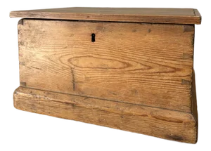 19th Century English Pine Box