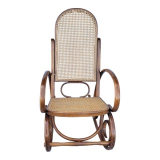 Vintage Bentwood Rocking Chair For Sale