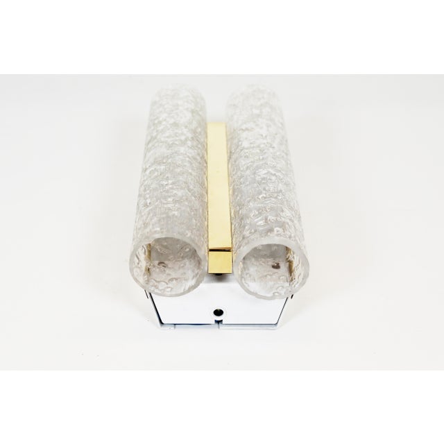 1970s Wall Lamp in Brass and Glass by Doria Leuchten, 1970s For Sale - Image 5 of 8