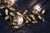 Gold 1960s Oversized Italian Hollywood Regency Gilt-Iron Wall Sconce With Crystal Blossoms For Sale - Image 8 of 17