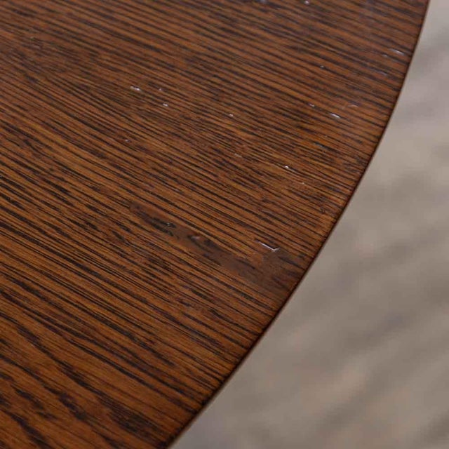 French 1950s Mid Century Wood Side Table For Sale - Image 10 of 15