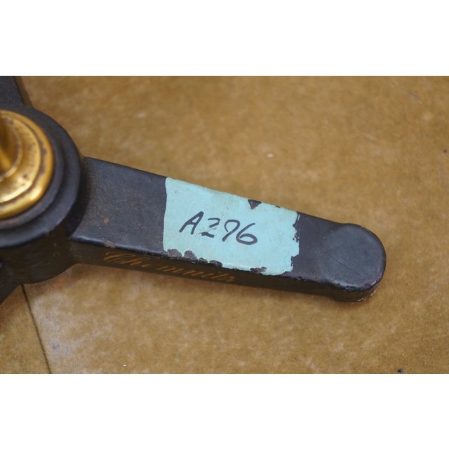 Antique Max Kohl Chemnitz Germany Brass Iron Optical Polariscope Scope 15" For Sale - Image 16 of 17