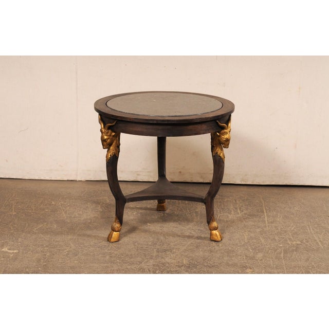 French Table w/Goat Head & Hoof Accents For Sale In Atlanta - Image 6 of 9