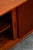 Mid Century Modern Credenza Media Cabinet Teak Sliding Door Compact Denmark For Sale - Image 11 of 12