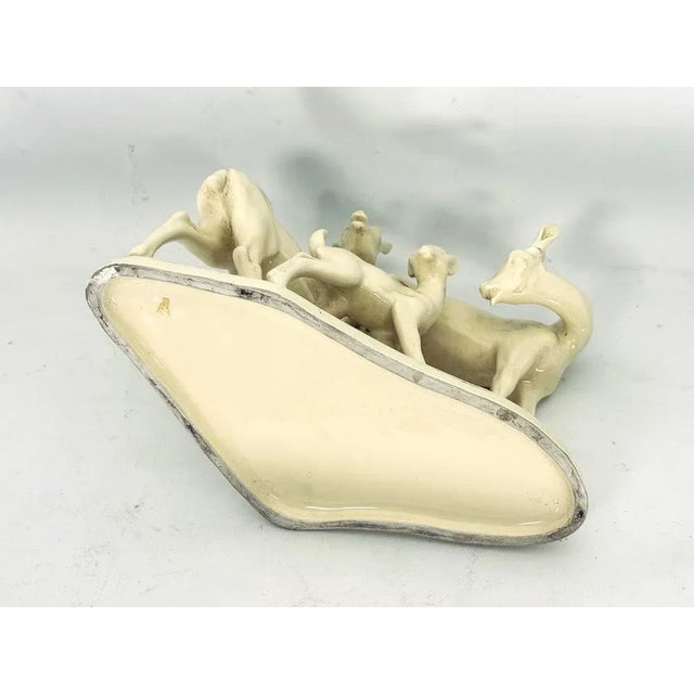 Italian Artist, Deer Family Sculpture, Ceramic, 1950s For Sale - Image 4 of 12