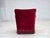 Wood Danish Armchair in Red Velour and Ash, 1970s For Sale - Image 7 of 17