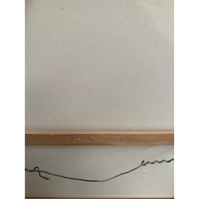 Amh, Red Composition, 1960s, Oil Painting on Canvas, Framed For Sale - Image 13 of 14
