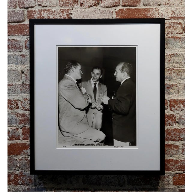 Figurative Frank Sinatra Bob Hope & Bing Crosby 1949 Signed Photograph by Murray Garrett For Sale - Image 3 of 8