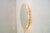 Mid-Century Modern Oval Illuminated Mirror with Gilded Metal Rings, 1950s For Sale - Image 3 of 10