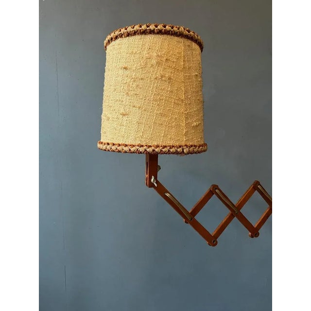Vintage Retro Mid-Century Modern Scissor Lamp For Sale - Image 10 of 10