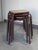 Set of 4 vintage stools. set of 4 workshop, school, or factory stools by m u l l c a. practical and stackable. industrial...