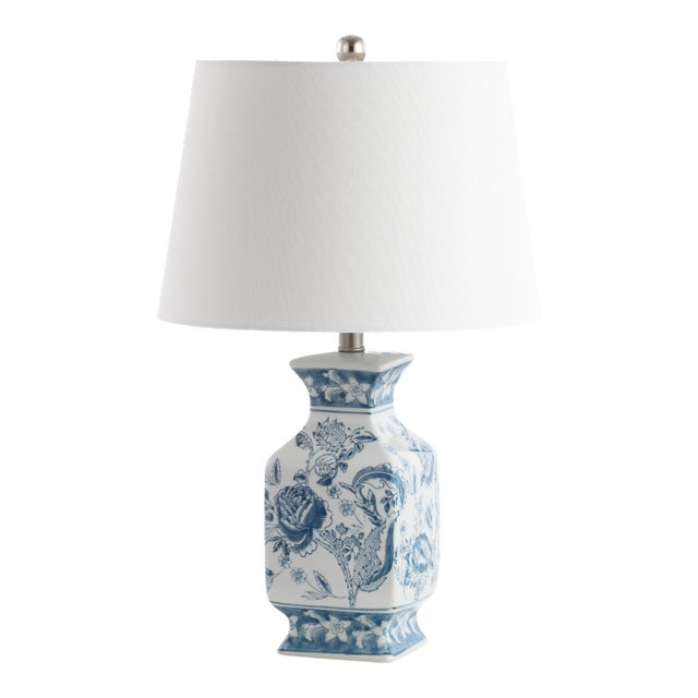 Roberts Table Lamp - Blue & White For Sale