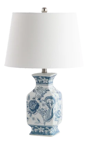 Roberts Table Lamp - Blue & White
