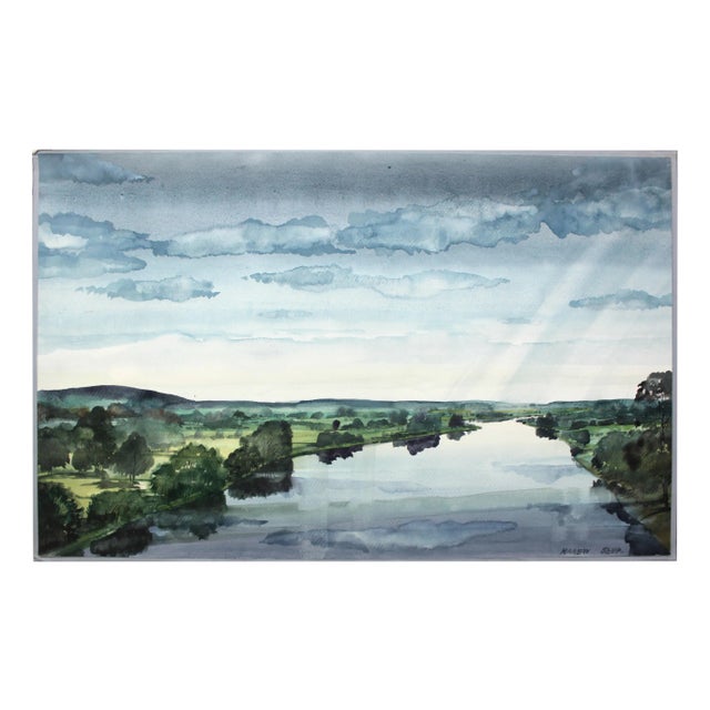 Ludomir Slupeczanski, Narew, Watercolour on Paper For Sale