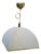 Vintage Brass and Fabric Chandelier, 1975 For Sale