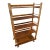 Early 20th Century Rolling Industrial Factory Shoe Rack Display From Massachusetts For Sale