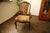Wood Antique Queen Anne Revival Carver Armchair with Floral Tapestry Upholstery, 1890s For Sale - Image 7 of 18