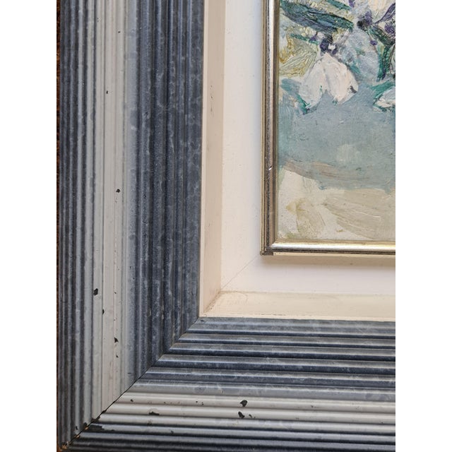 Snowdrops Still Life, 1990s, Oil on Board, Framed For Sale - Image 7 of 9