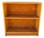Vintage Mid Century Modern Style Wood Open Bookshelf Display Shelf For Sale