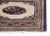 Cream Petite Mid-20th Century Bakhara Rug For Sale - Image 8 of 11