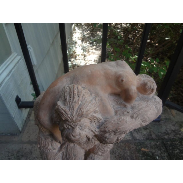 French Terracotta Sculpture Depicting King Kong For Sale In Houston - Image 6 of 13