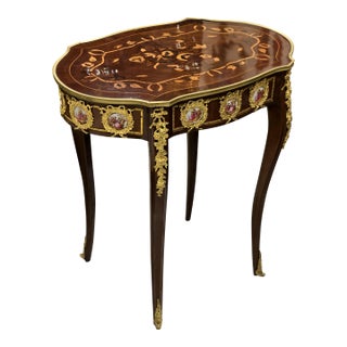 Coffee Table Wood Gold Rococo Style Furniture For Sale