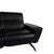 Michelle Leather Chrome Two-Seater Black Manual Function Sofa from Stressless For Sale - Image 5 of 14