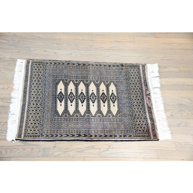 Textile Vintage Pakistani Bokhara Rug For Sale - Image 7 of 15
