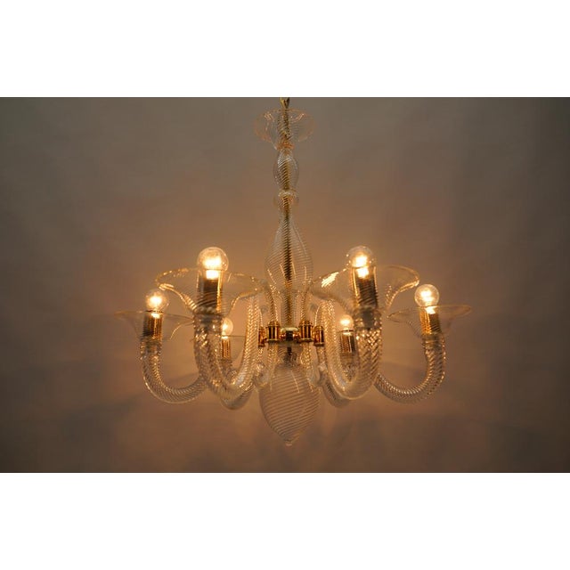 Murano Glass Chandelier from Barovier & Toso, Italy, 1990s For Sale - Image 6 of 18
