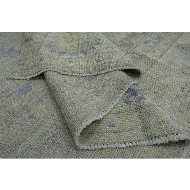 Textile Turkish Oushak Runner Rug 2'9" x 15'10" #17846 For Sale - Image 7 of 8